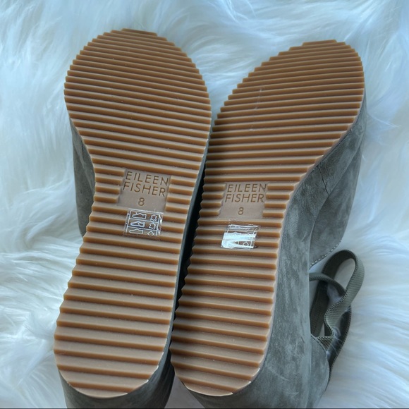 Eileen Fischer Wylee Platform Wedge Sandals - Picture 7 of 8